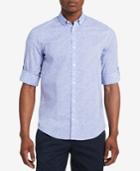 Calvin Klein Men's Classic-fit Floral-print Cotton Shirt