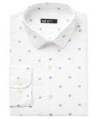 Bar Iii Men's Slim-fit Owl Print Dress Shirt, Only At Macy's