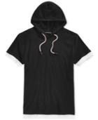 Jaywalker Men's Layered Short-sleeve Hoodie