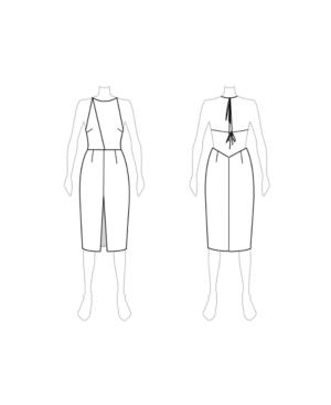 Customize: Switch To Ties At Neck And Back - Fame And Partners Tie-back Dress