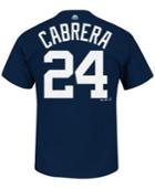 Majestic Men's Miguel Cabrera Detroit Tigers Official Player T-shirt