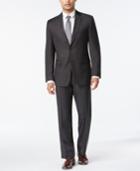 Izod Charcoal Birdseye Classic-fit Suit