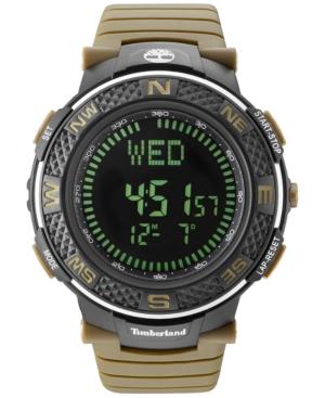 Timberland Men's Mendon Green Polyurethane Strap Watch 52mm
