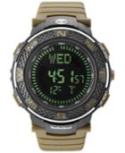 Timberland Men's Mendon Green Polyurethane Strap Watch 52mm