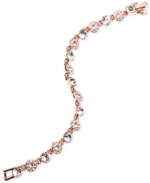 Givenchy Rose Gold-tone Crystal Bracelet
