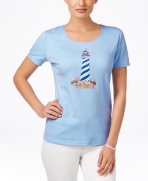 Karen Scott Graphic T-shirt, Only At Macy's