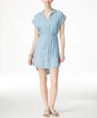 Grace Elements Cap-sleeve Tencel Shirt Dress
