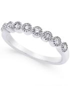 Diamond Halo Band (1/4 Ct. T.w.) In 14k White Gold