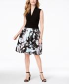 Sl Fashions Printed-skirt Dress