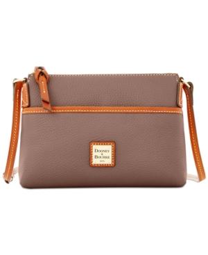Dooney & Bourke Ginger Pebble Leather Pouchette