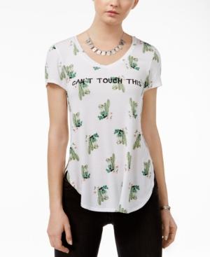 Rebellious One Juniors' Can't Touch This Graphic T-shirt