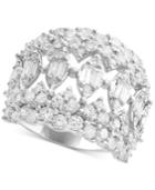 Rock Candy By Effy Diamond Cluster Statement Ring (2-5/8 Ct. T.w.) In 14k White Gold