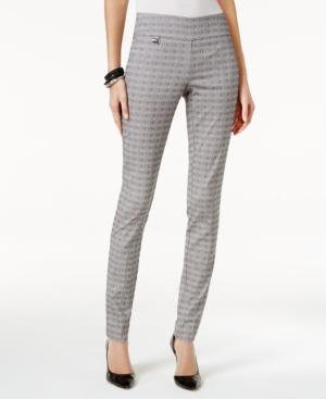 Alfani Jacquard Pull-on Skinny Pants, Created For Macy's