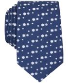 Bar Iii Carnaby Collection Micro Snowflake Print Skinny Tie, Only At Macy's