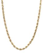 "14k Gold Necklace, 18"" Seamless Rope"