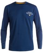Quiksilver Men's Waterman Mesh Logo-print Sun Protection Shirt