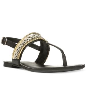 Fergalicious Embellished Flat Thong Sandals Women's Shoes