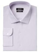 Alfani Men's Big And Tall Performance Purple Dobby Striped Dress Shirt, Only At Macy's