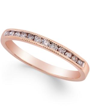 Diamond Band Ring (1/5 Ct. T.w.) In 10k Rose Gold