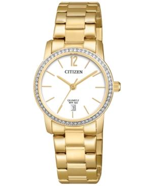 Citizen Women's Quartz Gold-tone Stainless Steel Bracelet Watch 27mm