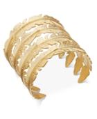 Inc International Concepts Gold-tone Feather Cuff Bracelet, Created For Macy's