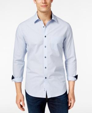 Tasso Elba Men's Pattern Long-sleeve Shirt, Created For Macy's