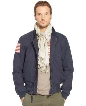 Denim & Supply Ralph Lauren Men's Canvas Bomber Jacket