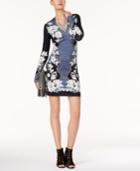 Just Cavalli Mixed-print Bodycon Dress