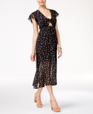 Love Fire Juniors' Cutout Midi Dress