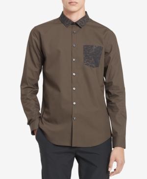 Calvin Klein Jeans Men's Contrast Pocket Shirt