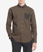 Calvin Klein Jeans Men's Contrast Pocket Shirt