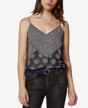 Avec Les Filles Mixed Floral-print Camisole