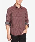 Kenneth Cole New York Men's Classic-fit Gingham Shirt