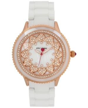 Betsey Johnson Women's White Ceramic Bracelet Watch 40mm Bj00622-03