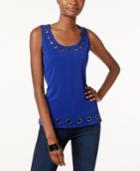 Inc International Concepts Embellished Tank Top, Only At Macy's