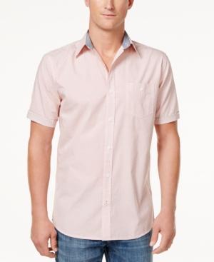 Weatherproof Vintage Men's Dot-pattern Cotton Shirt