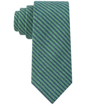 Tommy Hilfiger Men's Woven Nautical Market Stripe Slim Tie