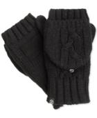 Isotoner Signature Chunky Solid Flip-top Mittens