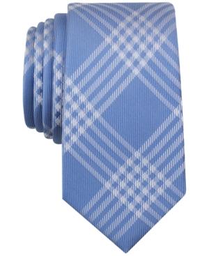 Bar Iii Men's Canton Plaid Skinny Tie, Only At Macy's