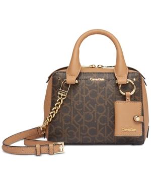 Calvin Klein Boxy Signature Mini Satchel
