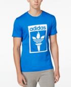 Adidas Originals Men's Trefoil Fire Graphic T-shirt