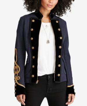 Denim & Supply Ralph Lauren Velvet-trim Military Jacket