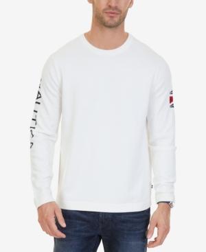 Nautica Men's Signature Crew-neck Intarsia Sweater