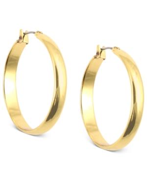 Anne Klein 1 1/4 Click-it Hoop Earrings