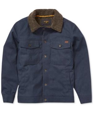 Billabong Men's Barlow Canvas Faux Sherpa Lined Jacket