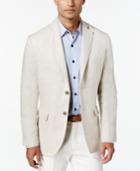 Tasso Elba Men's Linen 2-button Blazer, Created For Macy's