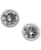 Alfani Silver-tone Crystal Stud Earrings, Created For Macy's