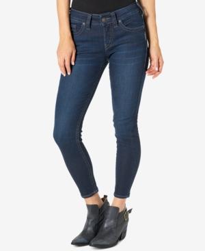 Silver Jeans Suki Ankle Dark Blue Wash Skinny Jeans