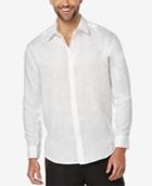 Cubavera Men's Perforated Chambray Long-sleeve Shirt