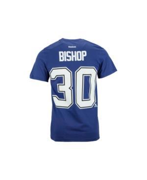 Reebok Men's Short-sleeve Ben Bishop Tampa Bay Lightning Player T-shirt